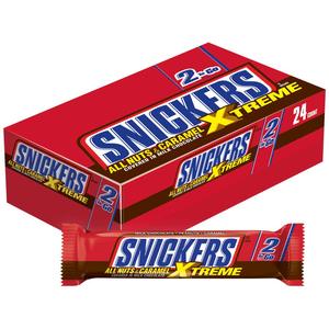 SNICKERS Xtreme Sharing Size Chocolate <b>Candy</b> Bars 3.59-Ounce Bar 24-Count Box - Product Image 1