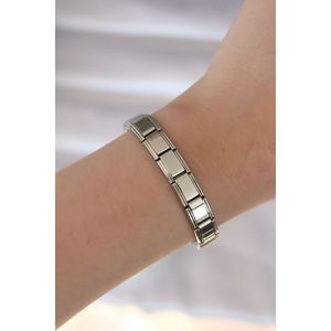 Bracciale da donna in acciaio argento Color argento senza TJ-BB6085 modello di candidatura - Product Image 1