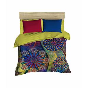 Juego de Funda Nórdica Doble con Estampado Digital Navideño Moderno, 100% Algodón Ranforce, Ropa de Cama Festiva para el Hogar - Product Image 1