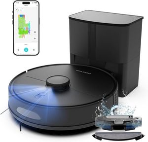 Nuevo Robot Aspirador y Fregasuelos, Robot Aspirador con Autovaciado y Succión de 5000Pa, Navegación LiDAR 3 en 1 - Product Image 3