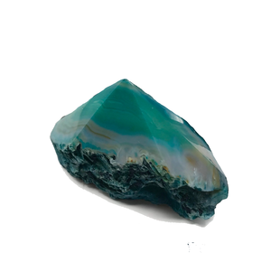 Base de corte de punta de ágata de ónix verde de alta calidad, punto de cristal, Belleza Natural curativa, pieza maestra perfecta para decoración del hogar o la oficina - Product Image 5