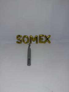 Pinzas de pestañas recubiertas de plata Pinzas de extensión de pestañas de agarre de diamante de alta calidad Extensión de pestañas postizas puntiagudas - Product Image 3