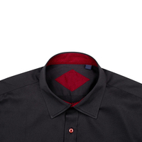 Chemises d'affaires en satin 100 % coton pour hommes, chemises décontractées de haute qualité, sans col, avec poche, respirantes, 220g, vente en gros