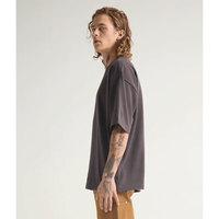T-shirt décontracté Shaka Wear pour adulte, coupe ample, 100 % coton, respirant, élégant, motif lettres, 6.0 oz, Active T-Shirts