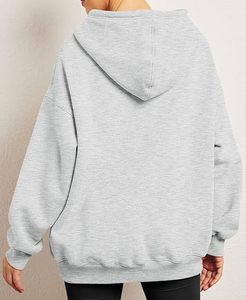 Jersey de lana de manga larga para mujer, sudadera personalizada OEM, venta al por mayor, marca privada, suministro de fábrica, Sudadera con capucha de gran tamaño para invierno - Product Image 3