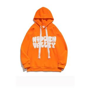 Wholesale Trendy Unisex Puff Print Letter Hoodie Acid <b>Wash</b> Streetwear Style Custom Logo Oversized - Product Image 2