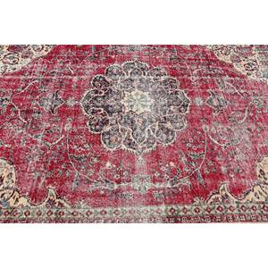 Alfombra turca Vintage rojo Beige 7,3X9,7 pies diseño de retazos de lana de área grande para pasillo dormitorio látex para sala de estar cabecera - Product Image 5