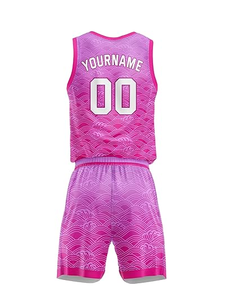 Uniformes de Baloncesto de Malla, Uniforme Deportivo de Baloncesto con Diseño Sublimado - Product Image 3