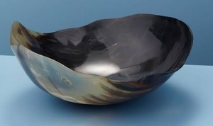 ชามเขาควายแท้ ทำมือ เป็นมิตรกับสิ่งแวดล้อม ล้างในเครื่องล้างจานได้ ผิวเรียบ ปราศจากสาร BPA ลายหินอ่อนธรรมชาติ ใช้ในครัว ใส่ของว่าง ตกแต่ง - Product Image 3