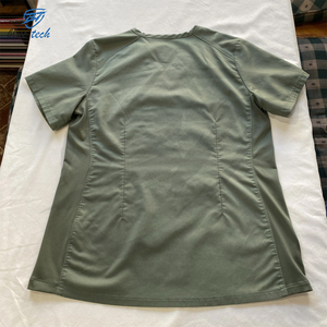 Custom Uniforms High Quality Cotton Stretchy Light Weight Woven Fabric Medical Nurses <b>Scrub</b> <b>Sets</b> for Women - Product Image 3