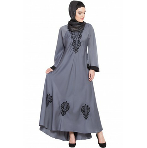 Abayas de qualité supérieure, personnalisées, confortables, légères, respirantes, extensibles dans les quatre sens, longueur cheville, design élégant pour femmes - Product Image 2