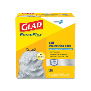 Bolsas de basura Glad ForceFlex para cocina, altas y resistentes, venta al por mayor, suministro directo de fábrica, económicas - Product Image 1