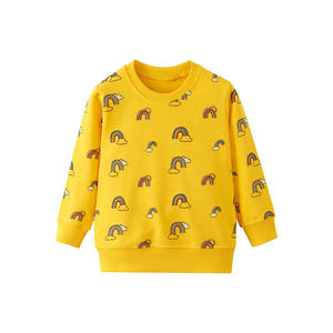 Sudaderas Personalizadas con Logotipo para Niños Pequeños, 100% Algodón, Felpa, Impresión Digital, Forradas, Ropa Infantil, Tinte Liso, Invierno - Product Image 1