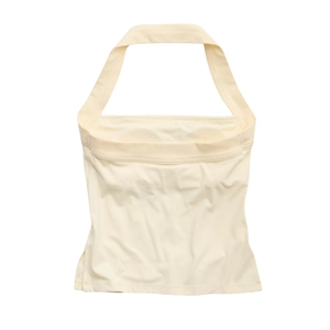 Top corto para mujer, cuello Halter, transpirable, elegante, sin mangas para festivales de verano, fiestas en el Club, informal, de longitud corta, con diseño frontal - Product Image 5