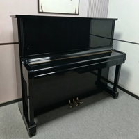 Piano Vertical Kawai KU3B de 88 Teclas Contrapesadas, Estilo Clásico, Piano Acústico para Tocar, Montaje en Suelo, Tablero de Madera Sólida KU3