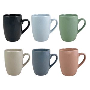 Set di tazze in ceramica per la colazione da 6 pezzi collezione di tazze fredde - Product Image 1