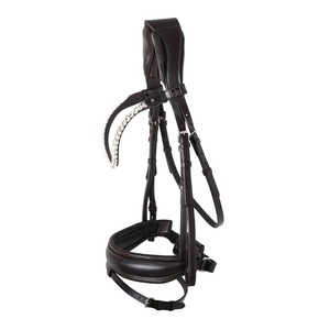 Bride de cheval en cuir véritable multicolore taille en gros nouvelle bride en cuir de haute qualité en noir - Product Image 1