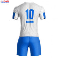 Uniformes de Fútbol Personalizados de Alta Calidad para Hombre, Precio al por Mayor, Diseño por Sublimación, Uniformes de Fútbol con Sublimación Completa, MOQ Bajo, para Clubes