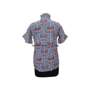 <b>Tops</b> for <b>Women</b> 100% Cotton Statement Look Outwear Beautiful Korean Style Floral Bell Sleeve <b>Turtle</b> <b>Neck</b> Handmade - Product Image 5