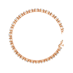 Fabulous 18K <b>Gold</b> Lab Grown Diamond Bracelet & <b>Bangle</b> Luxurious Jewelry - Product Image 4