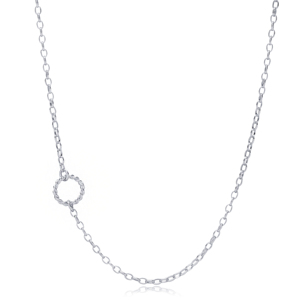 Collar de cadena hueca delicada, venta al por mayor, joyería de plata de ley 925 hecha a mano - Product Image 5