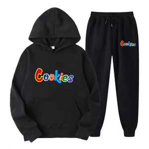 Conjunto Deportivo para Hombre, Sudadera con Capucha y Pantalones Deportivos, Estilo Casual, para Correr, Ropa Deportiva de 2 Piezas, Conjuntos de Felpa para Hombre, Ropa Urbana OEM - Product Image 4
