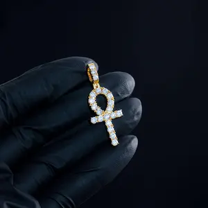 ต่างหูห่วงเงินแท้ประดับเพชร D Color VVS ผลิตในห้องปฏิบัติการ เป็นมิตรต่อสิ่งแวดล้อม ของขวัญขายส่ง - Product Image 4