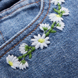 Wholesale Designer Clothing Summer <b>Blue</b> Fringed Denim Shorts Embroidery Fashion Brand Ripped <b>Jean</b> Shorts <b>Women</b> - Product Image 4