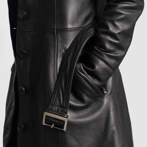 Abrigos Elegantes para Mujer, de Cuero Genuino, Hechos a Medida, Largos, de Poliéster, Resistentes a la Intemperie, Transpirables para Exteriores - Product Image 5