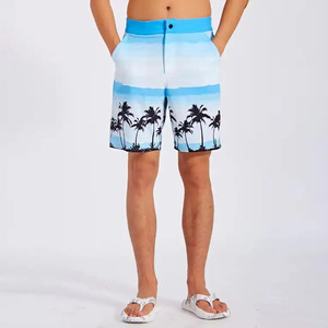 Pantalones cortos de playa de verano de secado rápido Pantalones cortos transpirables con bolsillo para hombres Venta al por mayor Pantalones cortos de sublimación de peso ligero - Product Image 1