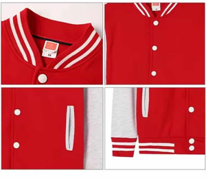 OEM Blouson bombardier de baseball universitaire de haute qualité personnalisé pour hommes taille plus design avec lettre et broderie sur toile - Product Image 4