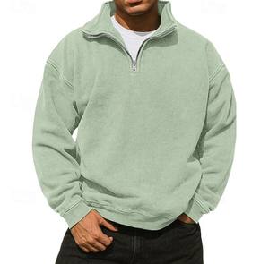 Sweat à capuche en coton 100% tissé de haute qualité, écologique, à capuche, pour homme, style décontracté, à porter au quotidien, style streetwear - Product Image 3