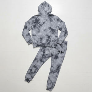 Conjunto de Sudadera con Capucha y Pantalones Deportivos con Lavado Ácido Personalizado, Ropa Deportiva Unisex de Peso Pesado con Logotipo Estampado, Perfecto para Ropa Informal - Product Image 2