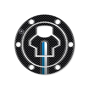 Adesivo del tappo del serbatoio del carburante in fibra di carbonio 3D compatibile con motocicli BMW fino a 2006 copertura del serbatoio Premium - Product Image 1