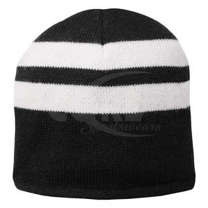 2025 Wholesale High Quality Daily <b>Warm</b> Winter <b>Hat</b> <b>for</b> <b>Man</b> and Woman Classic Acrylic Blank Custom Logo Knit Stripe Beanie - Product Image 3