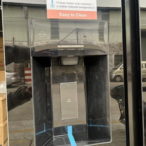 Meilleur réfrigérateur à portes françaises 24V DC 418L, congélateurs de comptoir, réfrigérateurs solaires, réfrigérateur électrique côte à côte - Product Image 4