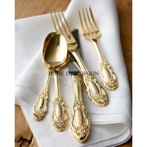 Rainbow Color Enamel Finishing Attractive Look Knife Spoon and Folk Cutlery Set Kitchenware Dining Table Accessories Supplies - Product Image 5