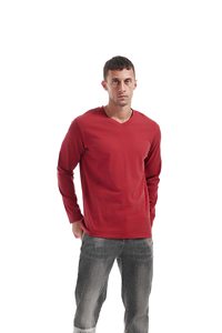 เสื้อยืดผู้ชายผ้าฝ้าย 100% คุณภาพสูง ผ้าถัก รับทำโลโก้ตามสั่ง บริการ OEM ลายตัวอักษรแบบกำหนดเอง ลดราคา เสื้อแขนยาว - Product Image 4