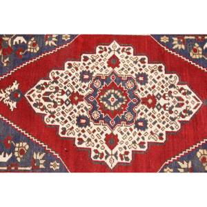 พรมขนสัตว์สีเบจสีแดงแบบดั้งเดิมขนาด3.6X5.5ฟุตห้องโถงสี่เหลี่ยมสไตล์ตุรกีดีไซน์แอบสแตรกต์ลาเท็กซ์ขนาด10มม. สำหรับห้องนั่งเล่น - Product Image 5