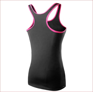 Harry Johnson Production Solid Color Racerback Tank Tops Quick Dry Knitted Sporty Sleeveless 100% Polyester Workout Wear 2026 - Product Image 3