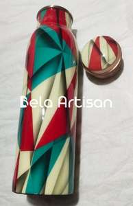 Botella de cobre a prueba de fugas al por mayor-Diseño a prueba de suciedad sin juntas para Ayurveda y beneficios de yoga para minoristas - Product Image 6