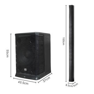 Sistema de Altavoces Activos Profesionales Ligeros EW E1212, Sistema de Altavoces Ultrafinos para Escenario - Product Image 3