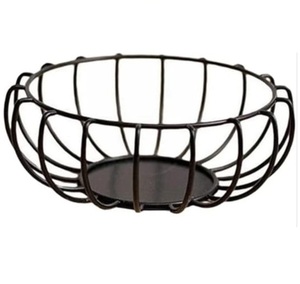 Nuevo Frutero de Metal con Acabado Negro para Servir, Decoración de Mesa para Restaurantes, Cesta para Vajilla - Product Image 4