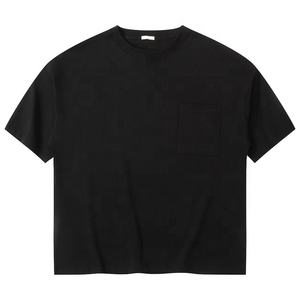 T-shirt poids lourd surdimensionné 100% coton de haute qualité unisexe à col arrondi avec impression personnalisée pour un usage sportif pour hommes et femmes - Product Image 6