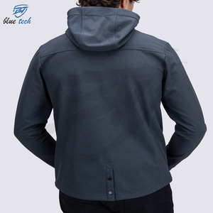 Veste coupe-vent unisexe imperméable à coque souple avec fermeture éclair, grande taille, séchage rapide, légère, respirante, pour la pêche, la randonnée, personnalisable - Product Image 3