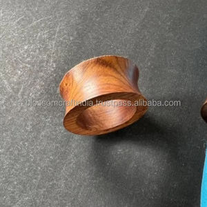 Wooden Napkin Ring Best Quality <b>Top</b> Selling Handmade Tabledecor Dining <b>Table</b> Decor for Home Kitchen Use - Product Image 6