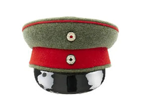 Gorra de oficial de alta calidad hecha a medida OEM al por mayor, gorra de uso de uniforme de oficial hecha a medida con logotipo y tamaño de color personalizados - Product Image 2