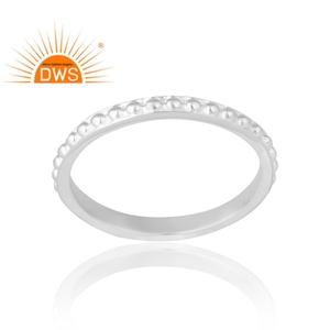 Nuevas llegadas anillo de banda de plata esterlina joyería de diseño personalizado para mujeres regalo para ella para fiestas, para Fastivales - Product Image 1