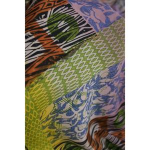 Vintage Indian Saree <b>Fabric</b> 5 Yards Floral <b>Viscose</b> <b>Silk</b> for Bohemian DIY Dressmaking and Sewing in Autumn Season - Product Image 4