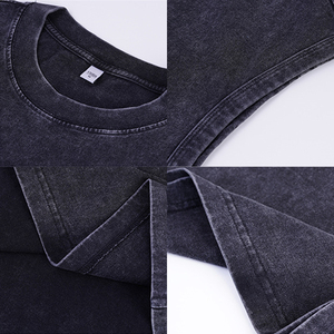 Canottiera da <span class=keywords><strong>Uomo</strong></span> Smanicata Estiva Vintage con Lavaggio Acido e Logo Personalizzato, 100% Cotone Lavorato a Maglia, Vestibilità Morbida, Vendita all'Ingrosso - Product Image 4